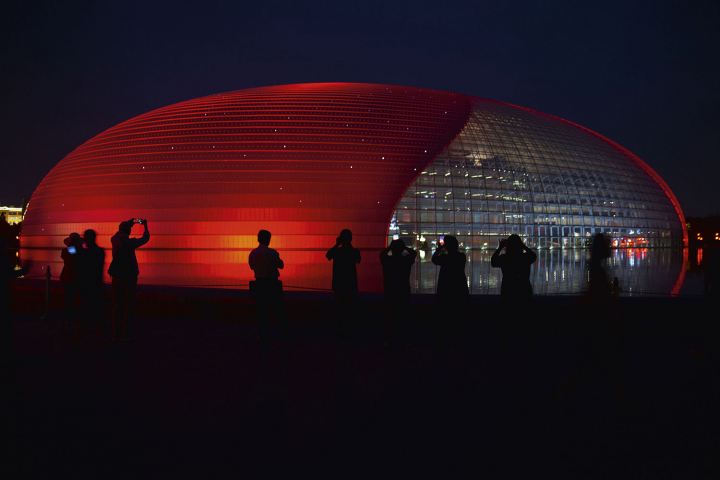 le Grand Théâtre national (opéra) de Pékin