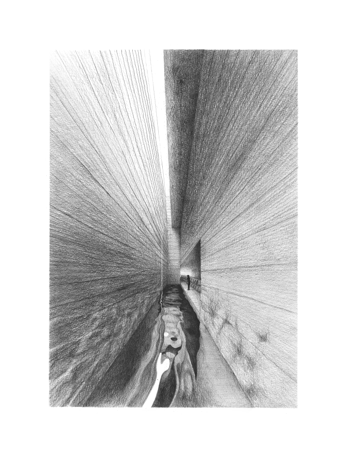 Pierre Dufour, deuxième prix du Prix de dessin d'architecte Louis Le Masson