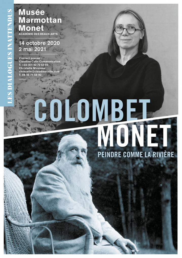L’artiste franco-américaine Vicky Colombet est l'invitée du troisième opus des « Dialogues inattendus » pour l'exposition « Monet / Colombet, peindre comme la rivière », jusqu'au 2 mai 2021.