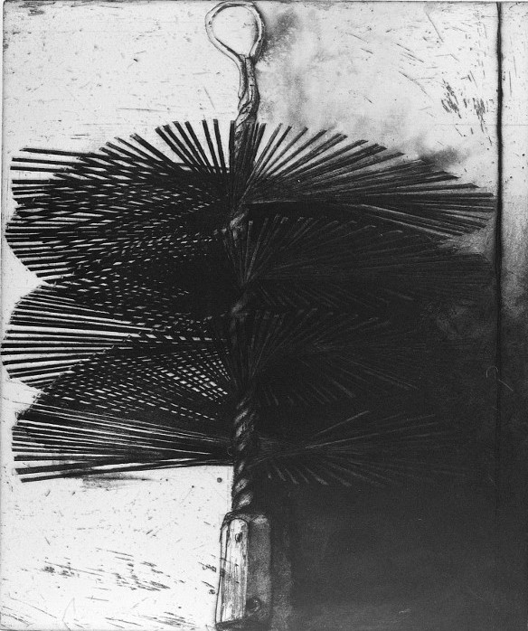 Hérisson, 1991, 55x60 cm, gravure sur métal © Devorah Boxer