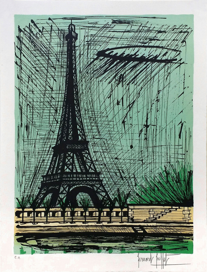 Bernard Buffet (1928-1999), Tour Eiffel, circa 1990