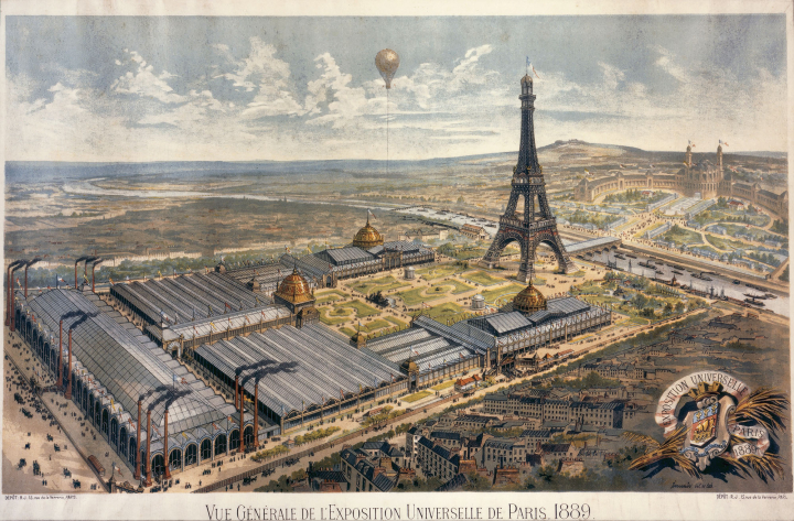 Vue générale de l’Exposition universelle de Paris, en 1889