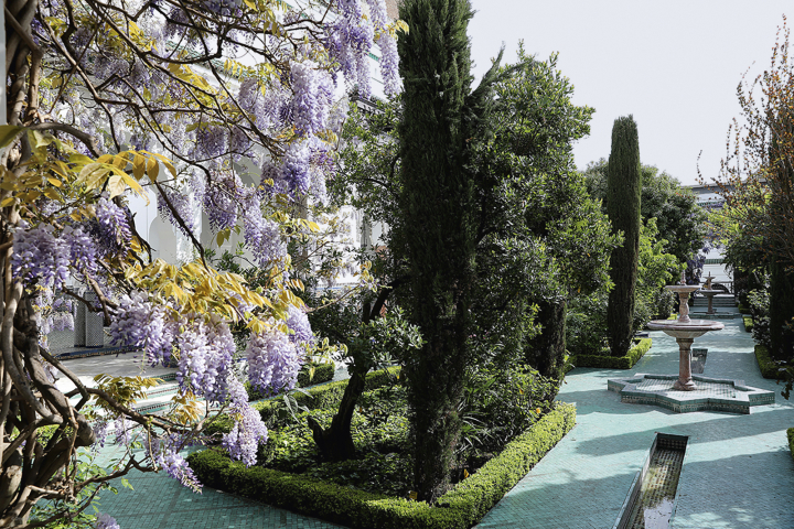 Le jardin principal de la Grande Mosquée de Paris, baptisé « Le Jardin d’Eden ».