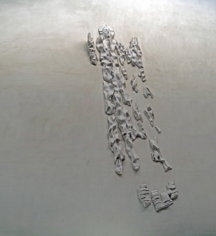 Claude Abeille, Résurrection du Christ, église Notre-Dame du Rosaire des Lilas, 2011.