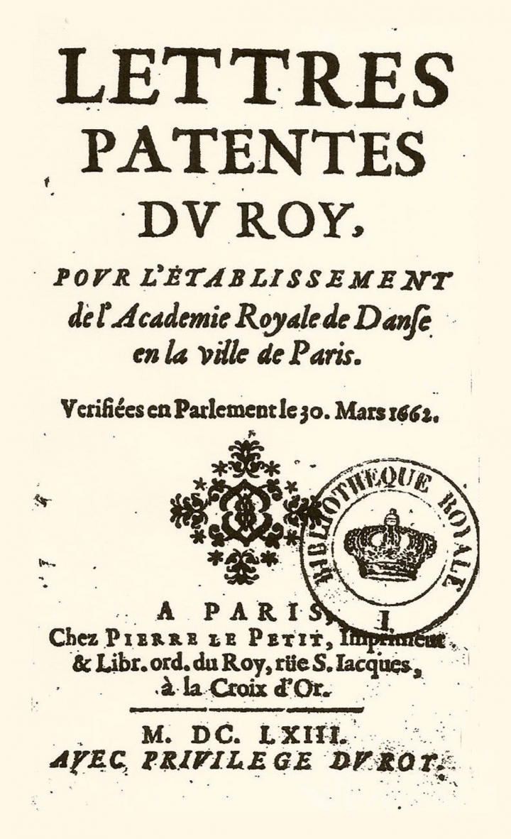 Lettre patentes du Ry