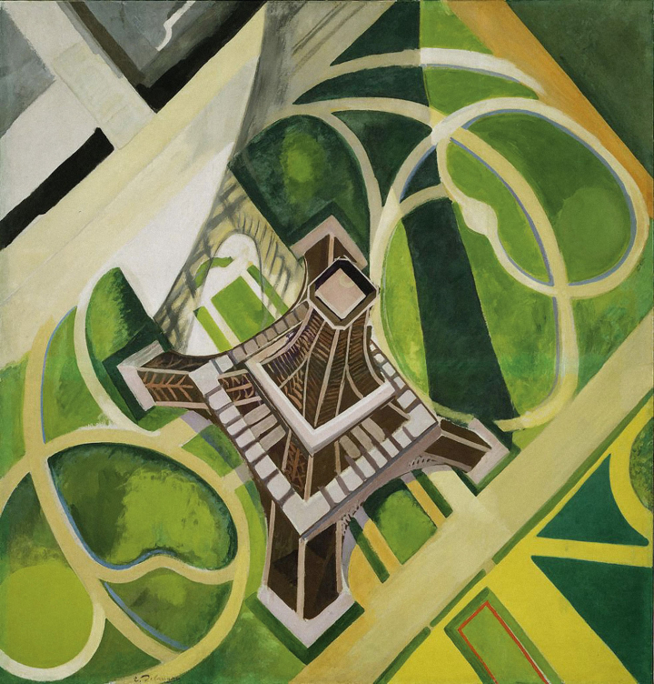 Robert Delaunay (1885-1941), Tour Eiffel et jardin du Champs-de-Mars, 1922