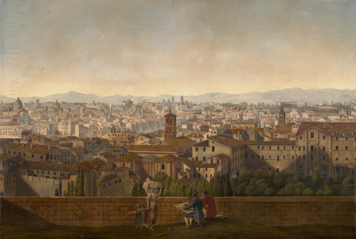 Panorama de Rome, Louis Le Masson (détail)
