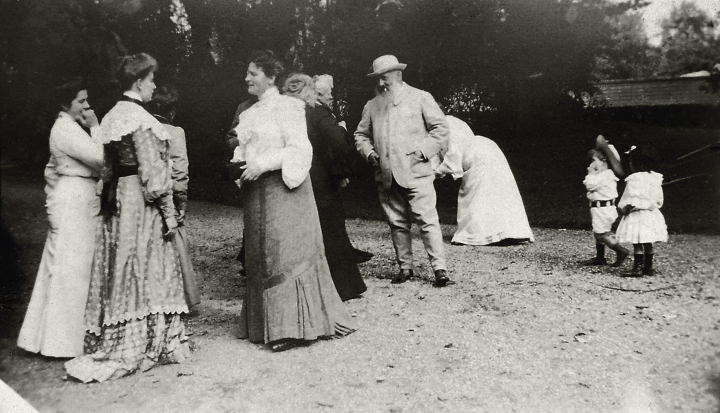 Anonyme, La famille Hoschedé-Monet à Giverny