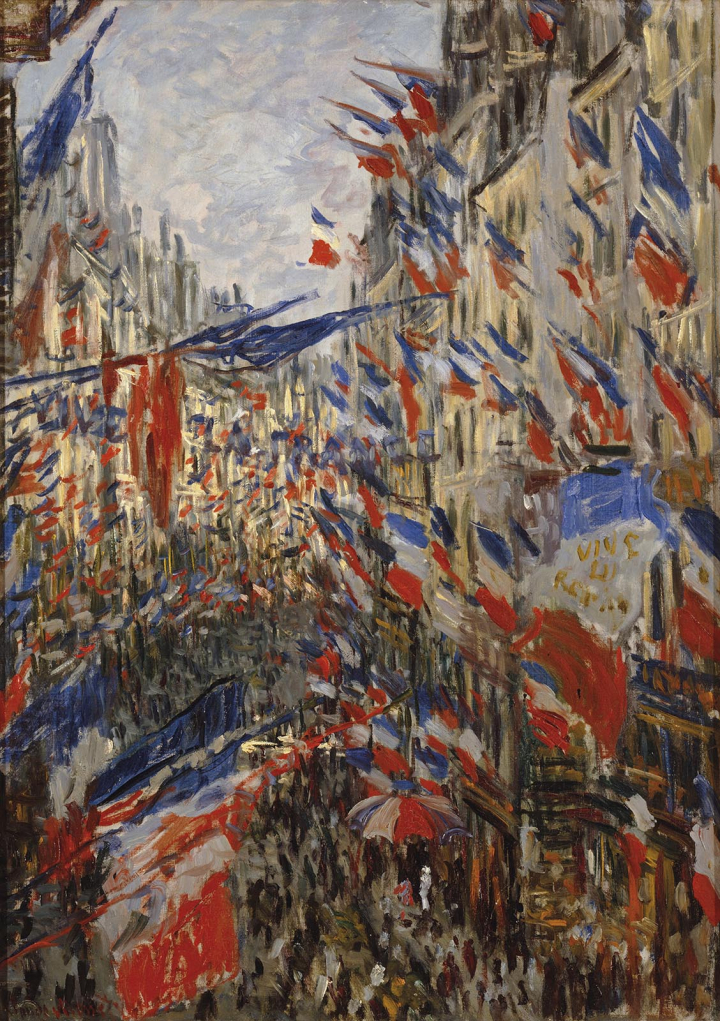 Claude Monet, Rue Saint-Denis, fête du 30 juin 1878