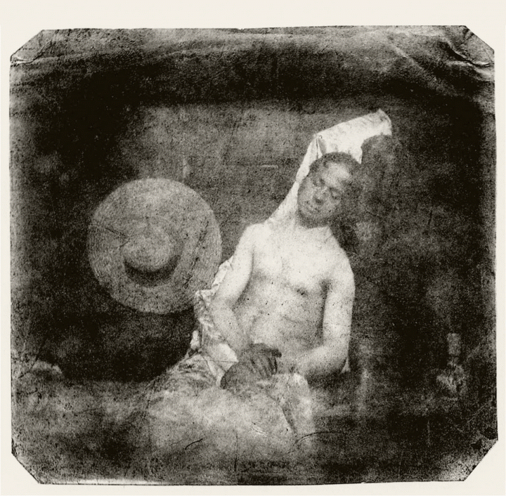 L'"Autoportrait en noyé" de 1840, par Hippolyte Bayard (1801-1887), vient balayer toutes les premières utopies liées à l’invention de la photographie