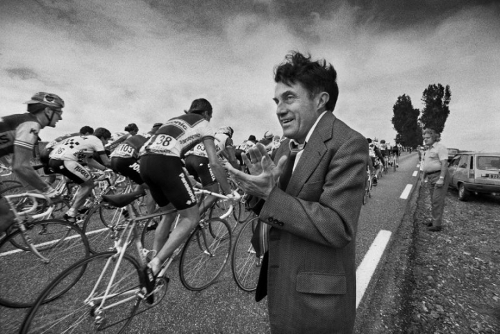 Sebastiǎo Salgado, vue extraite de la série « Le Tour de France », 1986.