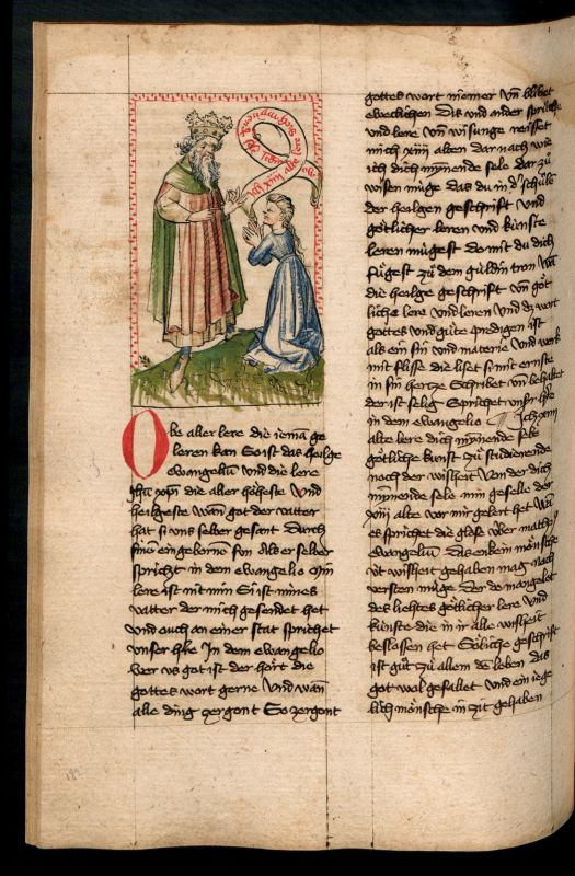 Otto von Passau, Die Vierundzwanzig Alten, copié par Jacques Leistenmacher en 1430 à Sélestat. Bibliothèque Humaniste de Sélestat, MS.69