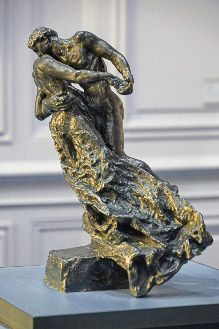 Camille Claudel, La Valse, groupe en bronze, 1883-1905, plâtre, puis bronze, 114 x 106.8 x 51.8 cm (nombreuses versions). Collections du musée Rodin (75). Photo Jean-Pierre Dalbéra, licence Creative Commons 2.0