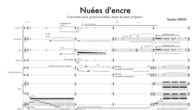 partition de Bastien David