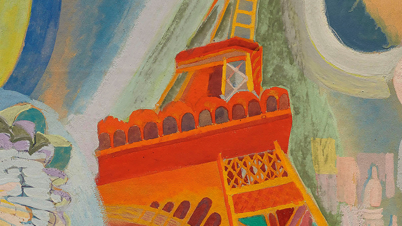 La lettre de l'Académie sur la tour Eiffel