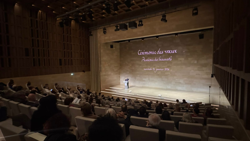 Cérémonie des voeux de l'Académie des beaux-arts