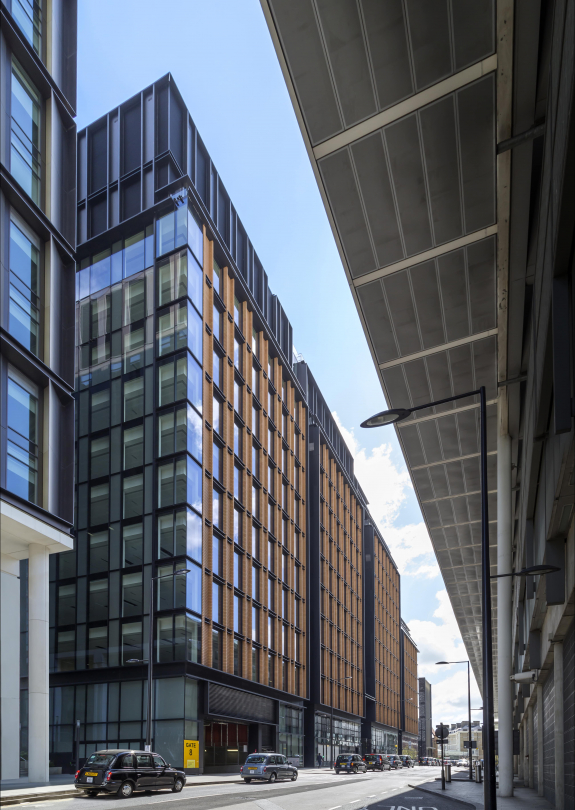 King’s Cross Central - Siège londonien de Google, Royaume-Uni, Londres - Construction, 49 400 m²- 2015. Copyright : Steve DE VRIENDT