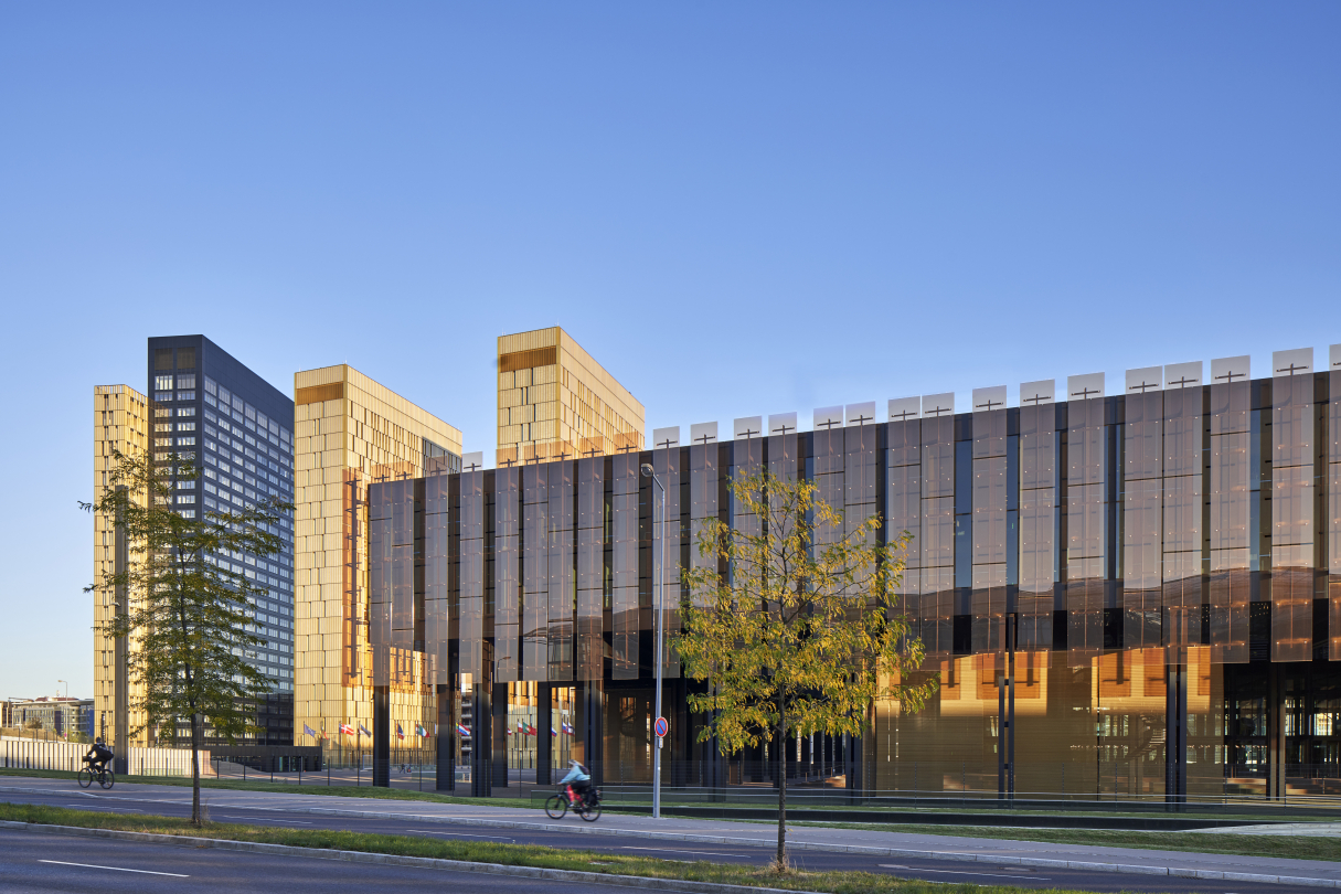 Cour de justice Union europeenne Luxembourg © Michel Denancé_Dominique Perrault Architecte_Adagp