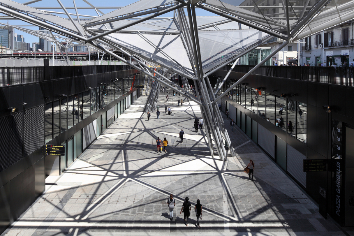 Piazza Garibaldi_Naples © Peppe Maisto_Dominique Perrault architecte_Adagp