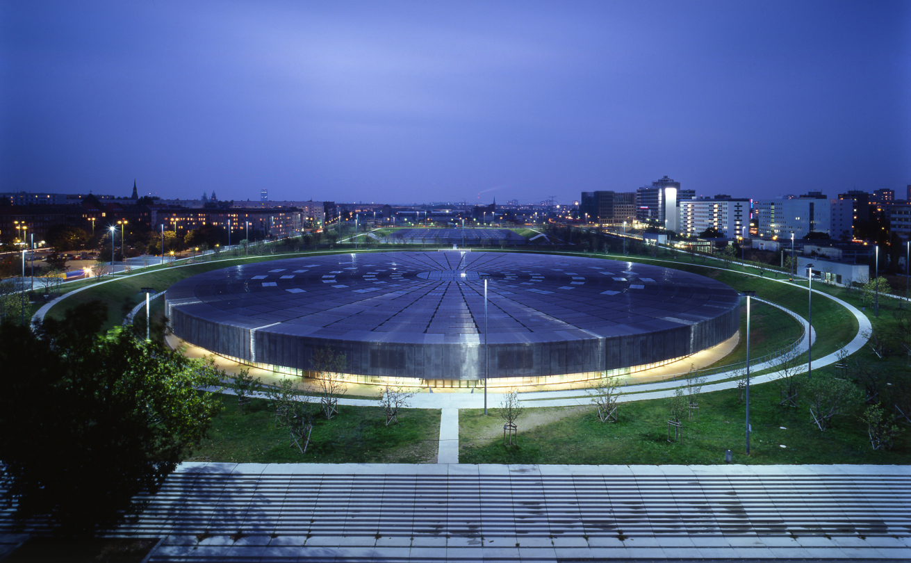 Velodrome et piscine olympique_Berlin © Georges Fessy_Dominique Perrault_Adagp