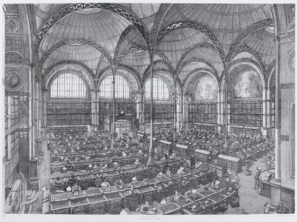 La Salle Labrouste de la Bibliothèque Nationale, 2001