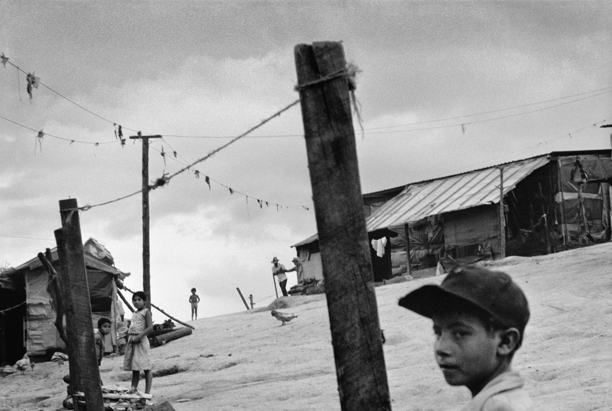 Camp de réfugiés salvadoriens. Honduras, Mesa Grande, 1985.