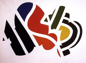 Incursion, 1967 vinylique sur toile, 180 x 250 cm