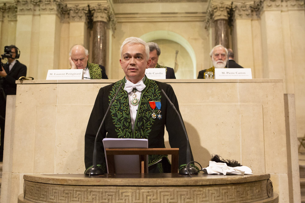 Installation de Adrien Goetz à l'Académie des beaux-arts