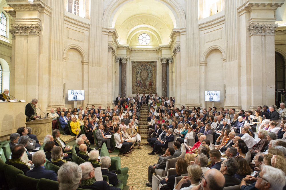 Installation d'Astrid de La Forest à l'Académie des beaux-arts