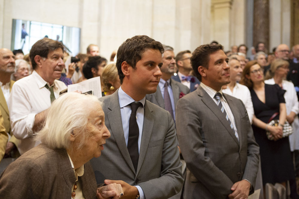 Installation d'Astrid de La Forest à l'Académie des beaux-arts