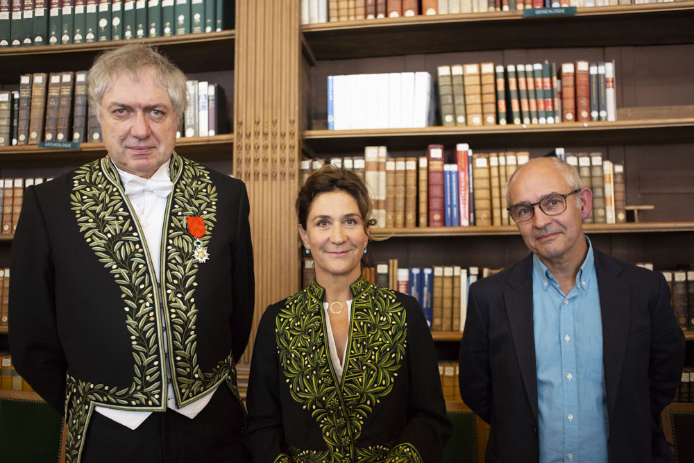 Installation d'Astrid de La Forest à l'Académie des beaux-arts