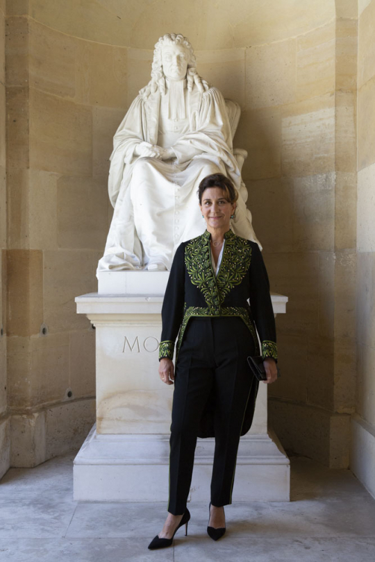 Installation d'Astrid de La Forest à l'Académie des beaux-arts
