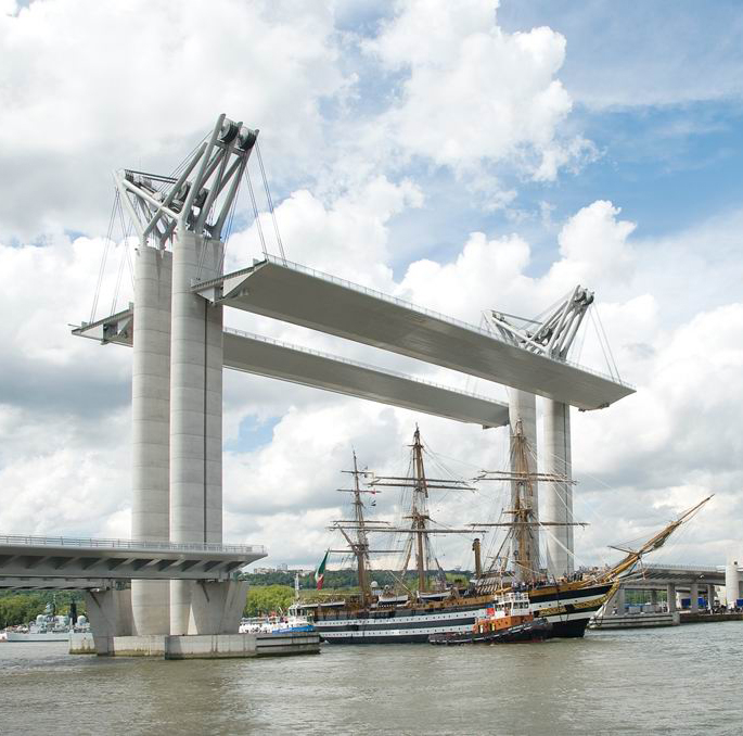 Pont Gustave Flaubert, Rouen