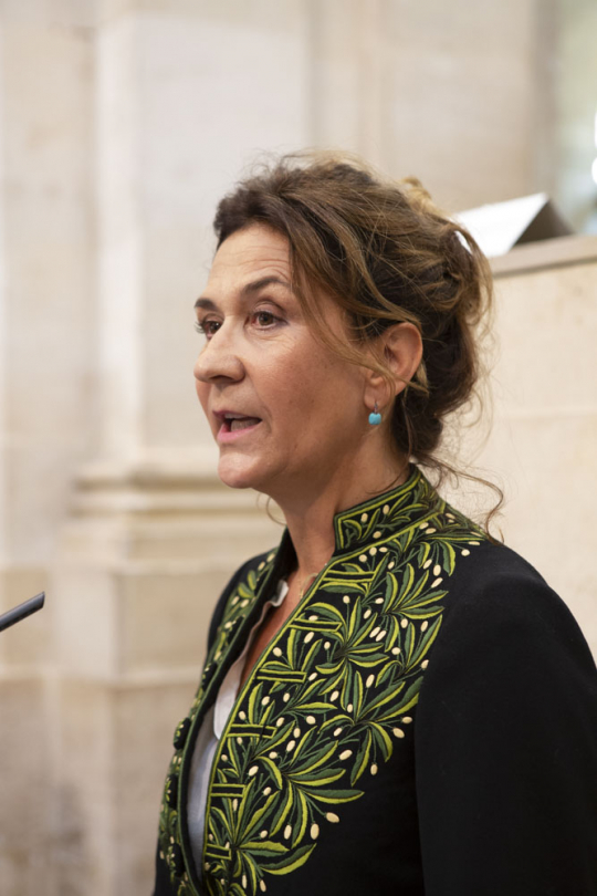 Installation d'Astrid de La Forest à l'Académie des beaux-arts