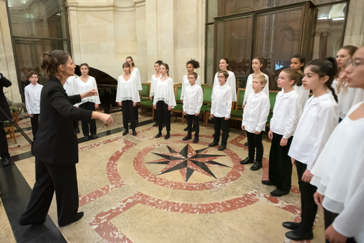 Séance solennelle de l'Académie des beaux-arts