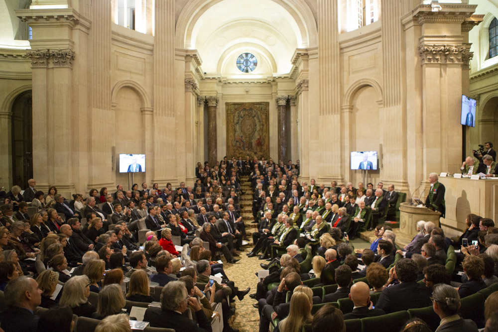 Installation de Adrien Goetz à l'Académie des beaux-arts