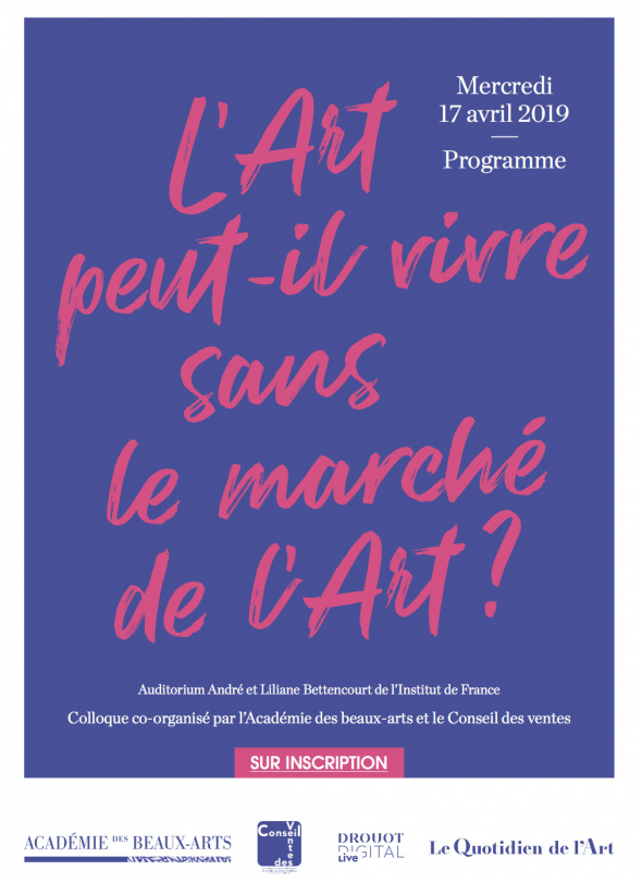 Colloque "L'art peut-il vivre sans le marché de l'art" ?