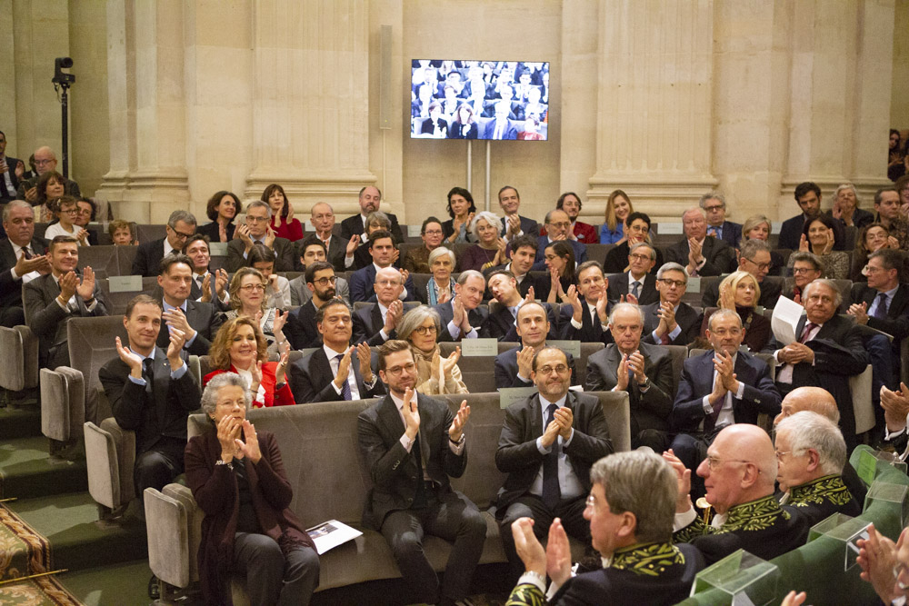 Installation de Adrien Goetz à l'Académie des beaux-arts