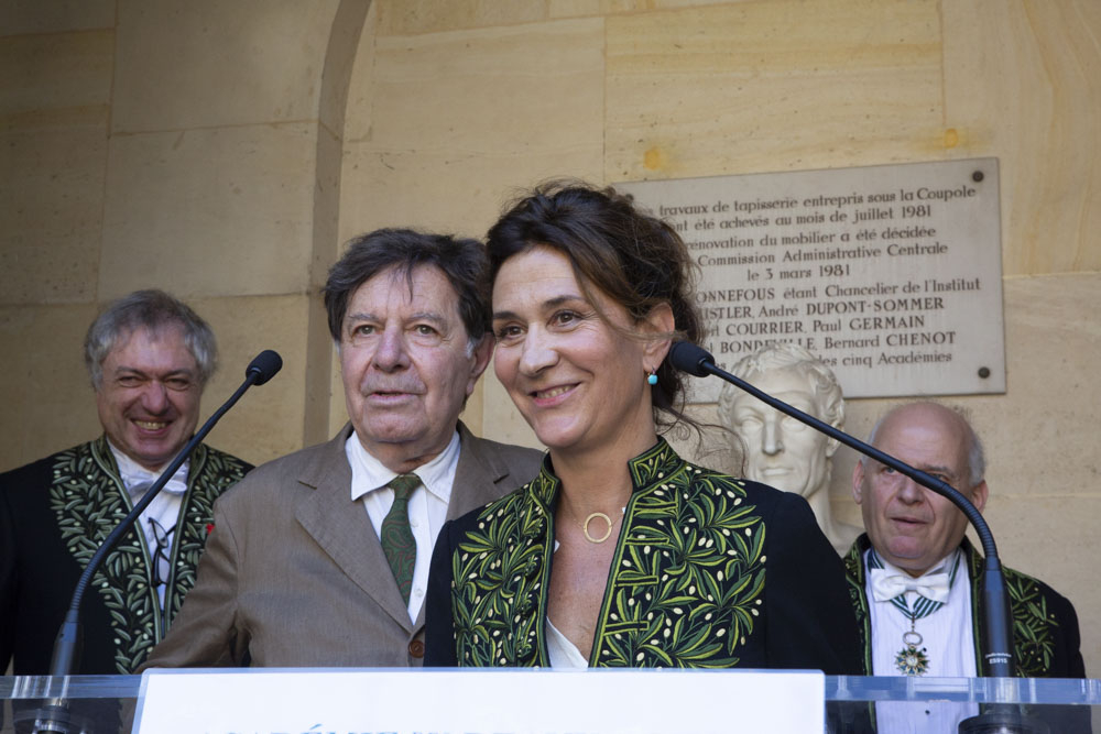 Installation d'Astrid de La Forest à l'Académie des beaux-arts