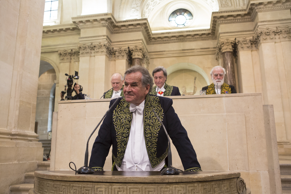 Installation de Bruno Barbey à l'Académie des beaux-arts