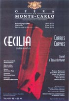 Programme de Cecilia, sur un livret d'Eduardo Manet 