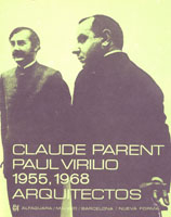 Couverture du livre Claude Parent, Paul Virillo 