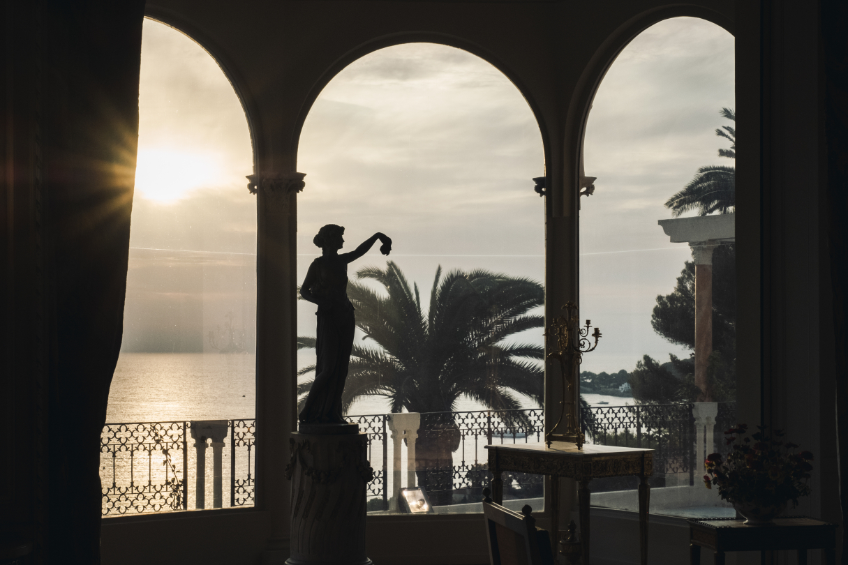 Vue sur l'extérieur de La Villa Ephrussi de Rothschild