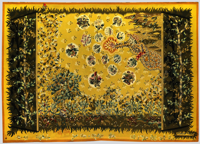 Les Saisons - Le Printemps, 1946. Tapisserie d'Aubusson, atelier Tabard © Isabelle Bideau