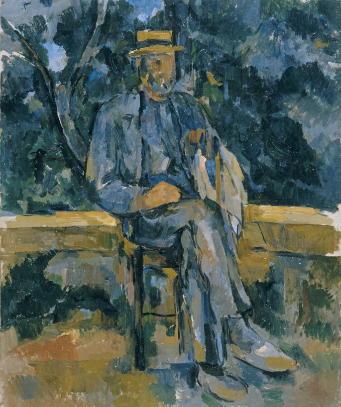 Cezanne, Homme assis