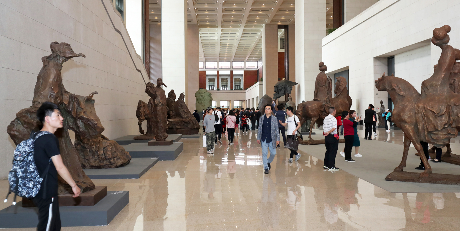 Exposition de Wu Weishan au Musée national de Chine à Pékin (avril 2019)