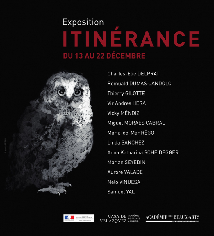 "Itinérance 2016", exposition des artistes de la Casa de Velázquez