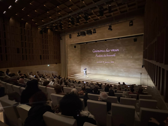 Cérémonie des voeux de l'Académie des beaux-arts