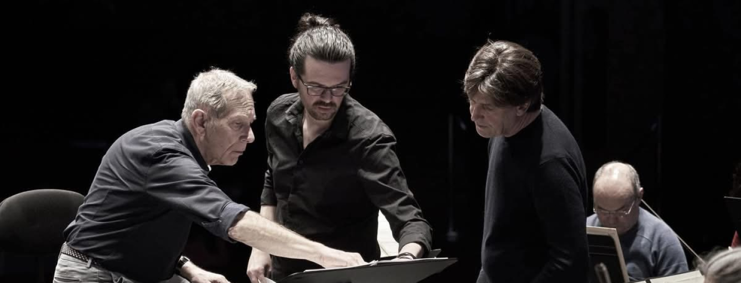 Répétition avec le clarinettiste Paul Meyer et le chef d'orchestre Arie van Beek © Grégory Massat