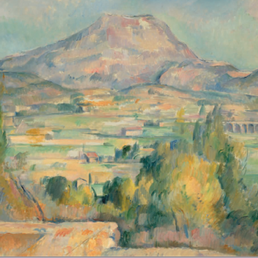 Affiche exposition de Cezanne
